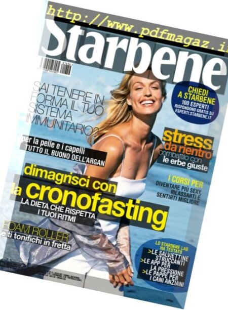 Starbene – 29 Agosto 2016 Cover