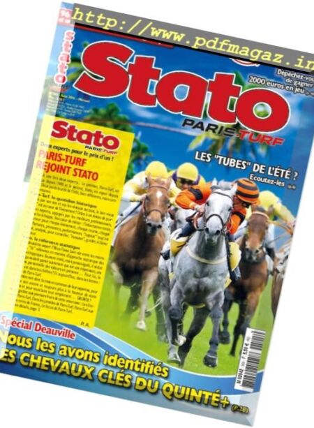 Stato Paris-Turf – Aout 2016 Cover