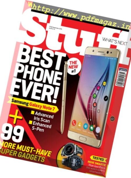 Stuff India – September 2016 Cover