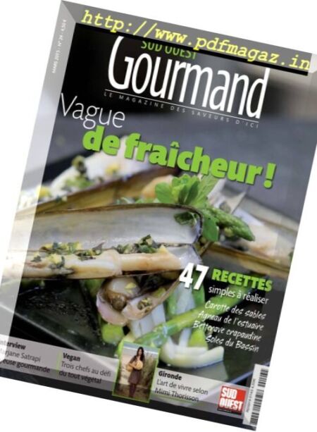 Sud Ouest Gourmand – Mars 2015 Cover
