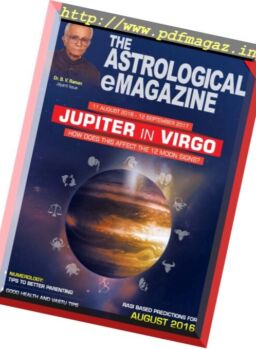 The Astrological eMagazine – August 2016