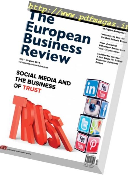 The European Business Review – July-August 2016 Cover