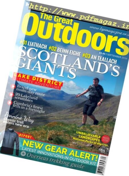 The Great Outdoors – September 2016 Cover