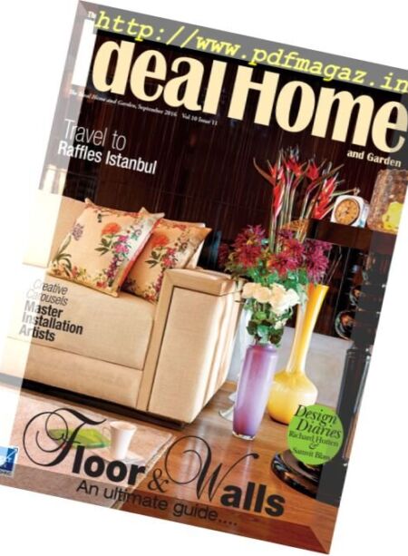 The Ideal Home and Garden India – September 2016 Cover
