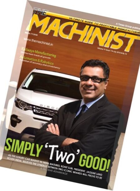 The Machinist – July 2016 Cover