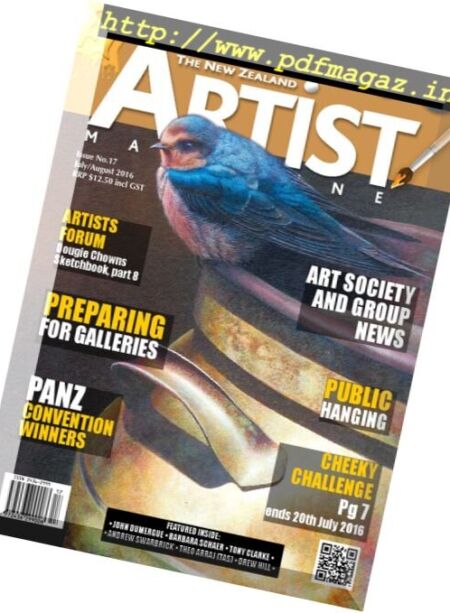 The New Zealand Artist – July-August 2016 Cover