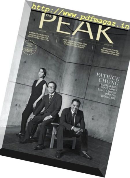 The Peak Singapore – August 2016 Cover