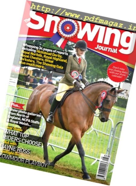 The Showing Journal – August 2016 Cover