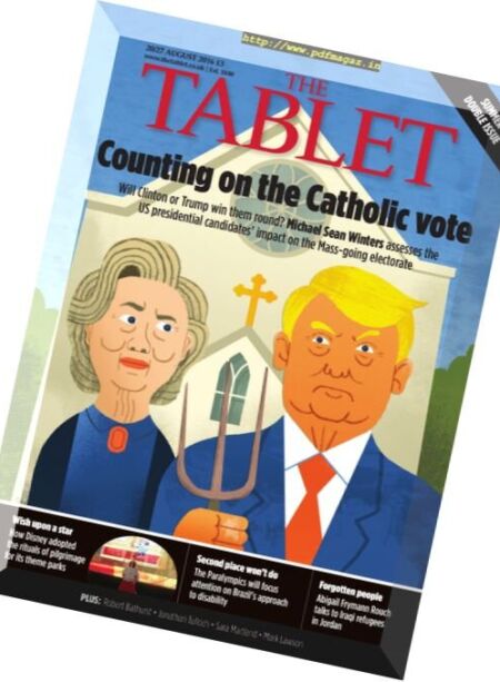 The Tablet – 20 August 2016 Cover