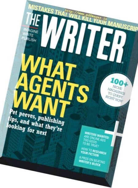 The Writer – October 2016 Cover