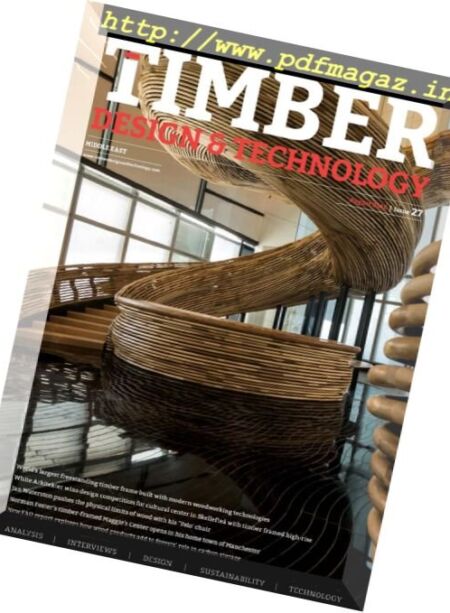 Timber Design & Technology Middle East – August 2016 Cover