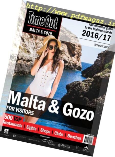 Time Out Malta & Gozo – Issue 2016-2017 Cover