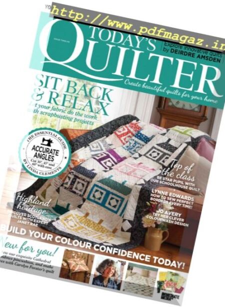 Today’s Quilter – Issue 12, 2016 Cover