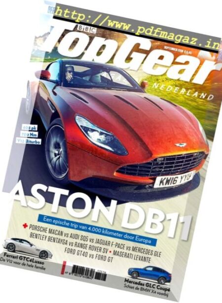 Top Gear Nederland – September 2016 Cover