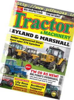 Tractor & Machinery – October 2016