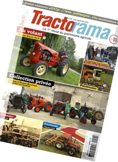Tractorama – Aout-Septembre 2016 Cover