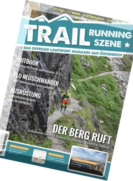 Trailrunning Szene – September-Oktober 2016 Cover