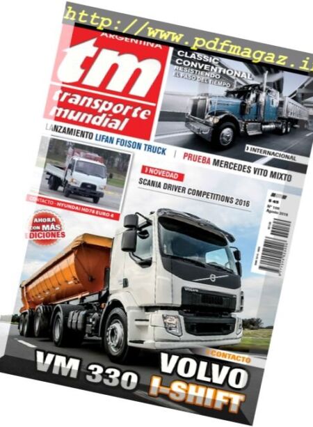 Transporte Mundial Argentina – Agosto 2016 Cover