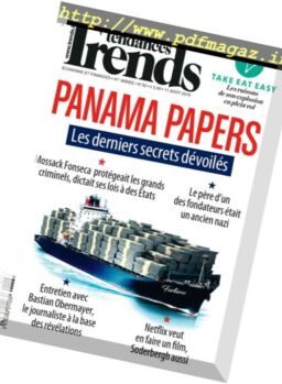 Trends Tendances – 11 Aout 2016