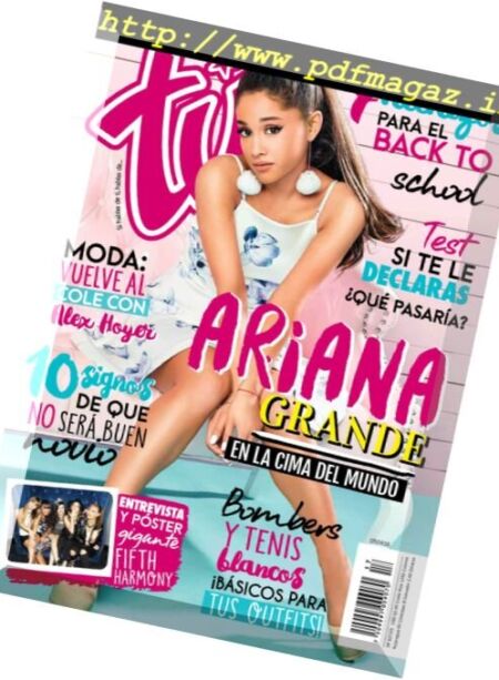 Tu – Septiembre 2016 Cover