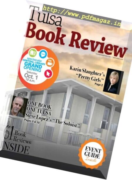 Tulsa Book Review – September 2016 Cover
