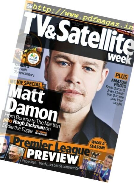 TV & Satellite Week – 13 August 2016 Cover