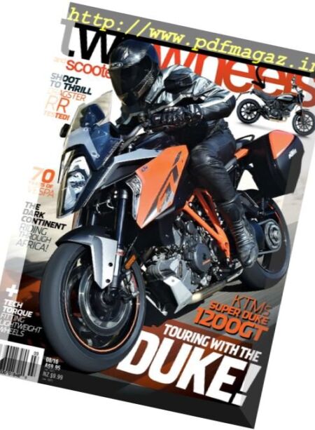 Two Wheels – August 2016 Cover