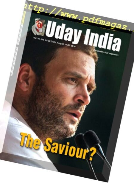 Uday India – 14 August 2016 Cover