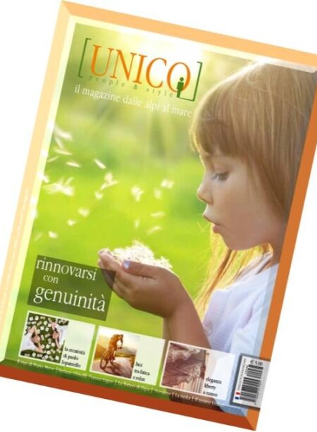 Unico Magazine – Aprile-Maggio 2016 Cover