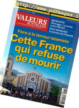 Valeurs Actuelles – 4 au 10 Aout 2016