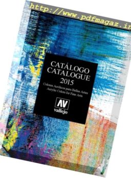 Vallejo Acrylic Colors for Fine Arts Catalogue – 2015
