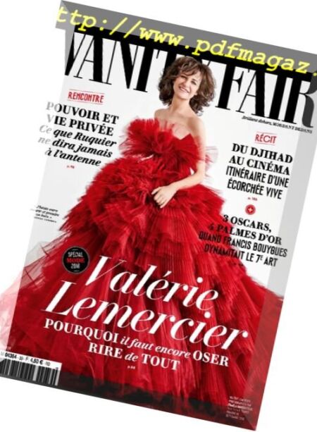 Vanity Fair France – Septembre 2016 Cover