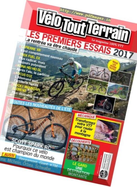 Velo Tout Terrain – Aout-Septembre 2016 Cover