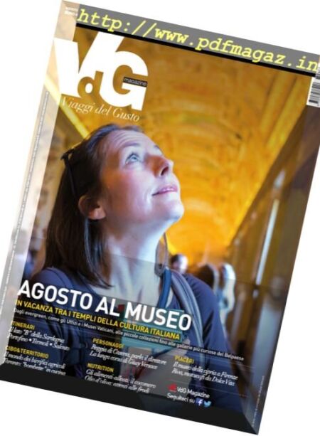 Viaggi del Gusto – Agosto 2016 Cover