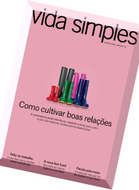 Vida Simples – Agosto 2016 Cover