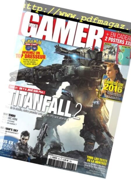 Video Gamer – Septembre 2016 Cover