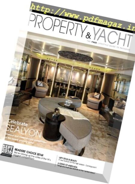 Virgin Islands Property & Yacht – September 2016 Cover