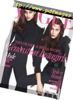 Vogue Paris – Septembre 2016