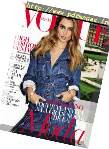 Vogue Spain – Septiembre 2016 Cover