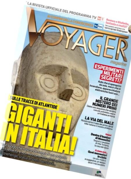 Voyager – Agosto 2016 Cover