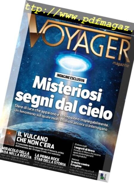 Voyager – Settembre 2016 Cover
