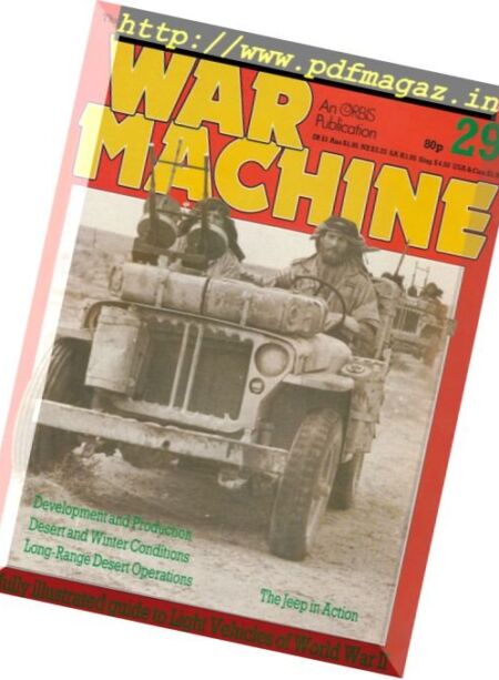 War Machine – N 29, 1984 Cover