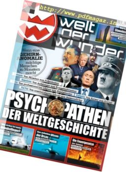 Welt der Wunder – August 2016