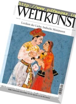 Weltkunst – August 2016