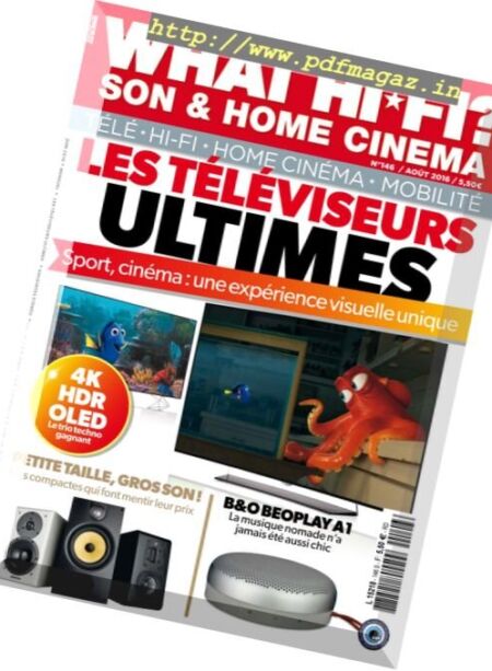 What Hi-Fi France – Aout 2016 Cover