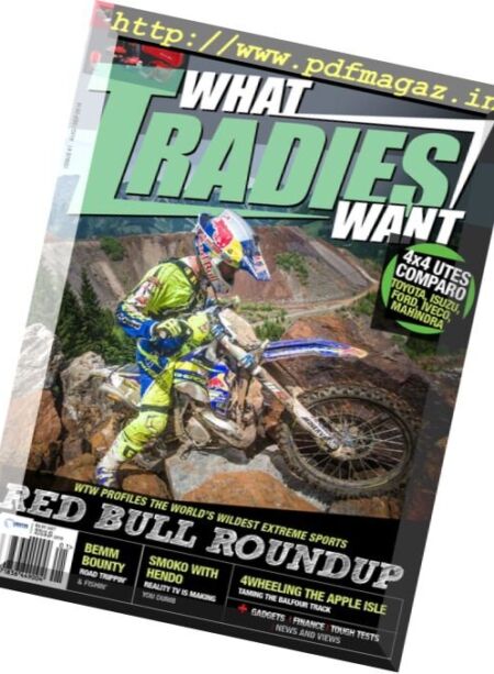 What Tradies Want – August-September 2016 Cover