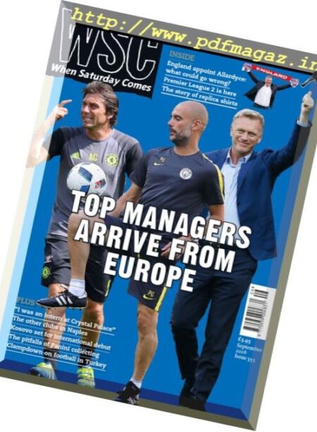 When Saturday Comes – September 2016 Cover