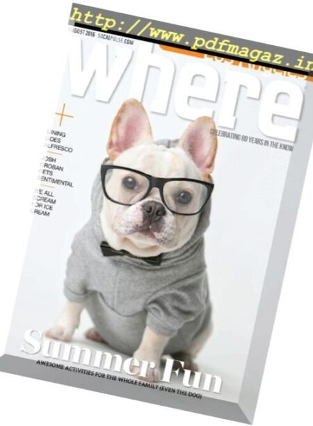 Where Los Angeles – August 2016 Cover