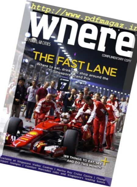 Where Singapore – September 2016 Cover