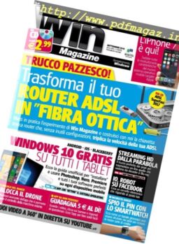 Win Magazine – Settembre 2016